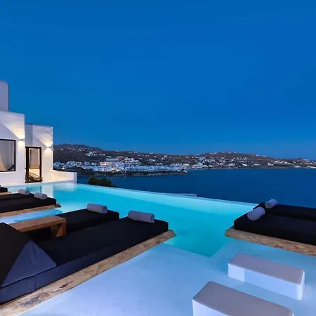 Phenomenal Mykonos Julietta 5 Bedrooms Private Jacuzzi With Stunning Sea Views Psarou * Ψαρού