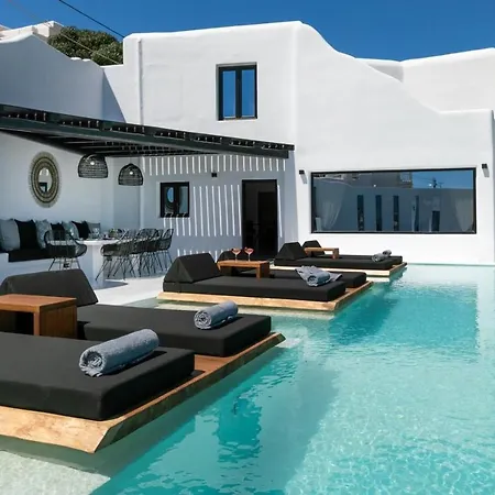 Phenomenal Mykonos Julietta 5 Bedrooms Private Jacuzzi With Stunning Sea Views Psarou *