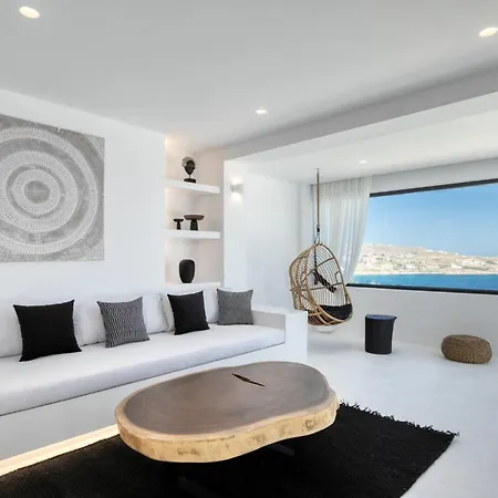 Phenomenal Mykonos Julietta 5 Bedrooms Private Jacuzzi With Stunning Sea Views Psarou *